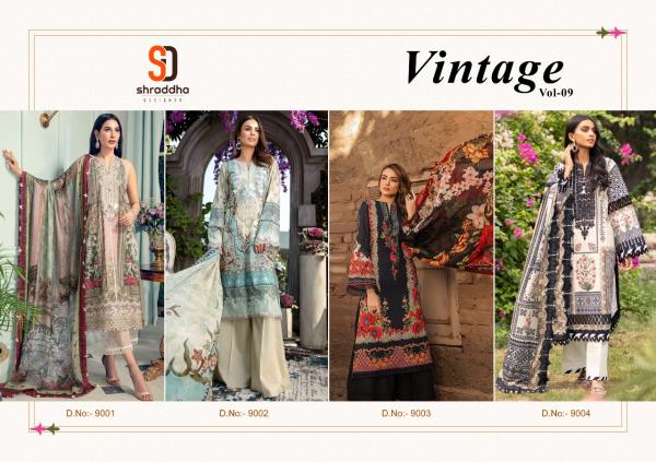 Sharaddha Vintag Vol 9 Cotton Designer Pakistani Suit Collection